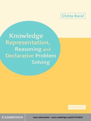cover image of Knowledge Representation, Reasoning and Declarative Problem Solving